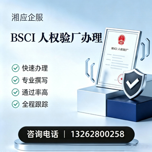 重庆BSCI人权验厂申请服务