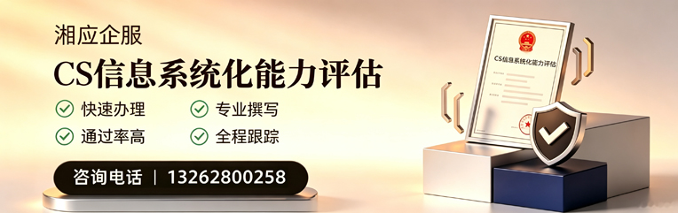 重庆CS信息系统化能力评估申报服务